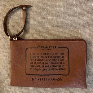 COACH Storypatch clutch, wristlet